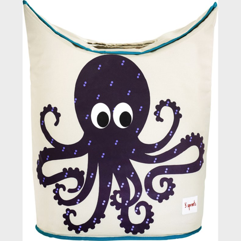 3 Sprouts - Laundry Hamper - Purple Octopus