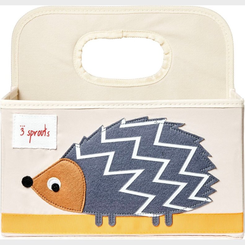 3 Sprouts -opbevaringskurv - Grey Hedgehog