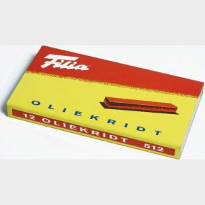 Oliekridt Kort Uspidset 12stk - 512 - Filia