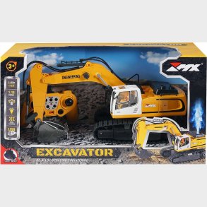 Excavator R/c 1:18 2,4ghz, 3,7v Li-ion 11 Channels - Z6819a - Mx
