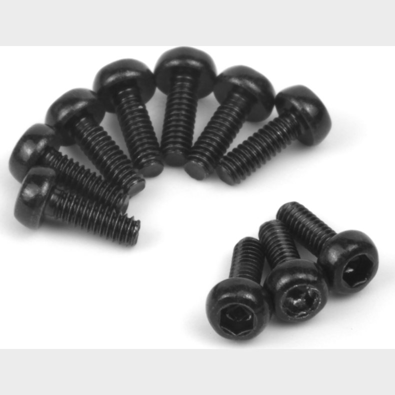 Button Head Screw M1.7x5mm (hex Socket/10pcs) - Mv150688 - Maverick Rc