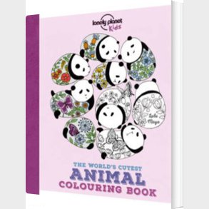 The World's Cutest Animal Colouring Book - Lonely Planet Kids  - English book