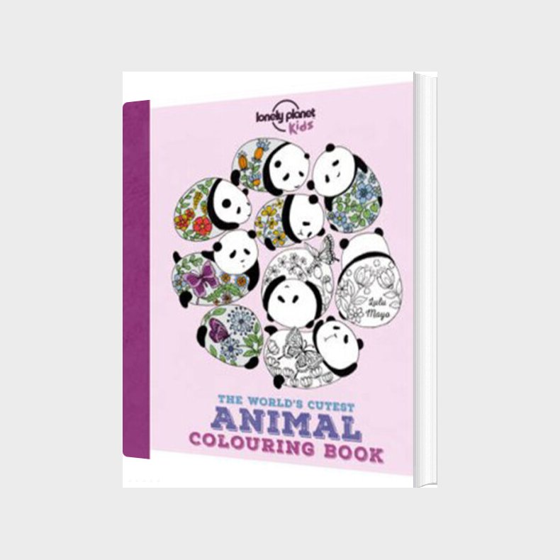 The World's Cutest Animal Colouring Book - Lonely Planet Kids  - English book