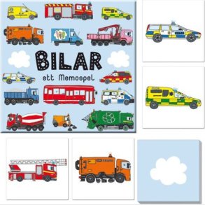 Vendespil Til Brn - Bil Memo - 32 Kort