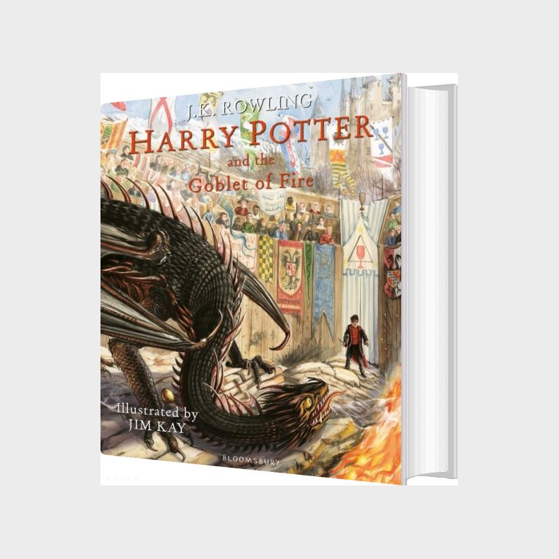 Harry Potter And The Goblet Of Fire: Illustrated Edition - J. K. Rowling - English Book