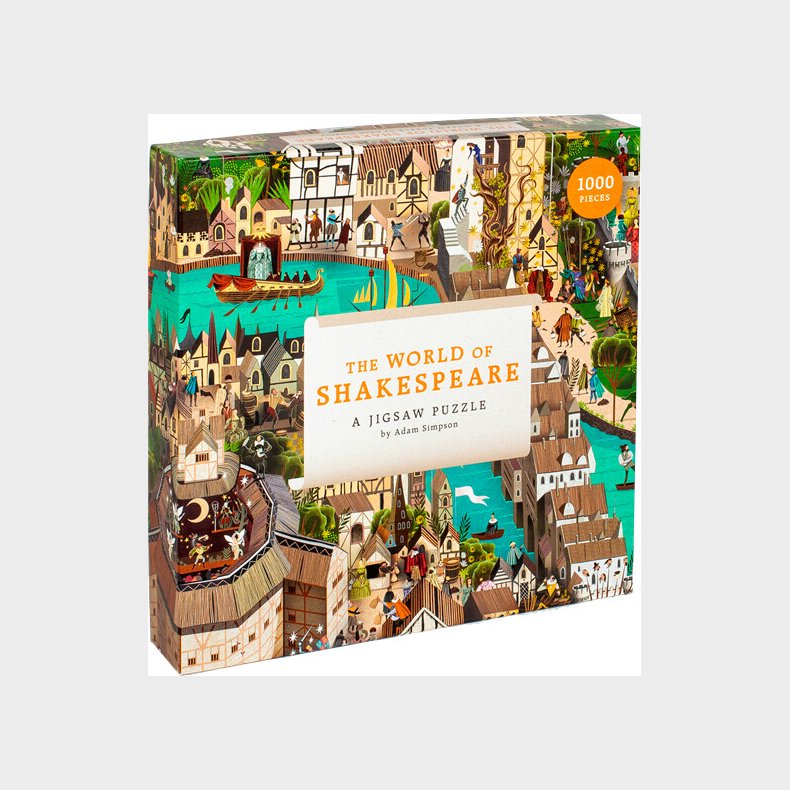 The World Of Shakespeare: 1000-piece Jigsaw Puslespil