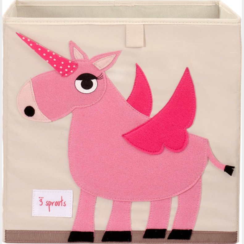 3 Sprouts - Storage Box - Pink Unicorn