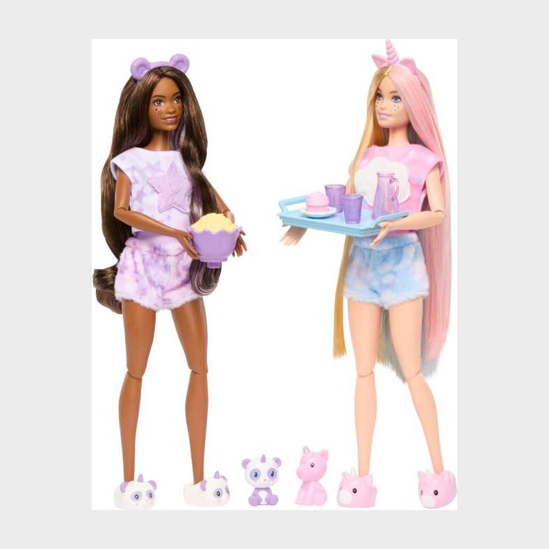 Barbie - Cutie Reveal Slumber Party Gift Set (hry15)