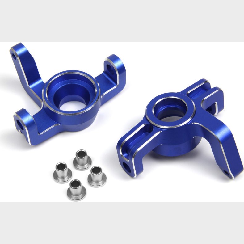 Aluminium Steering Spindle Set (blue/left/right) - Mv150486 - Maverick Rc