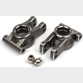 Aluminium Rear Hub Set (grey/2pcs) - Mv150488 - Maverick Rc