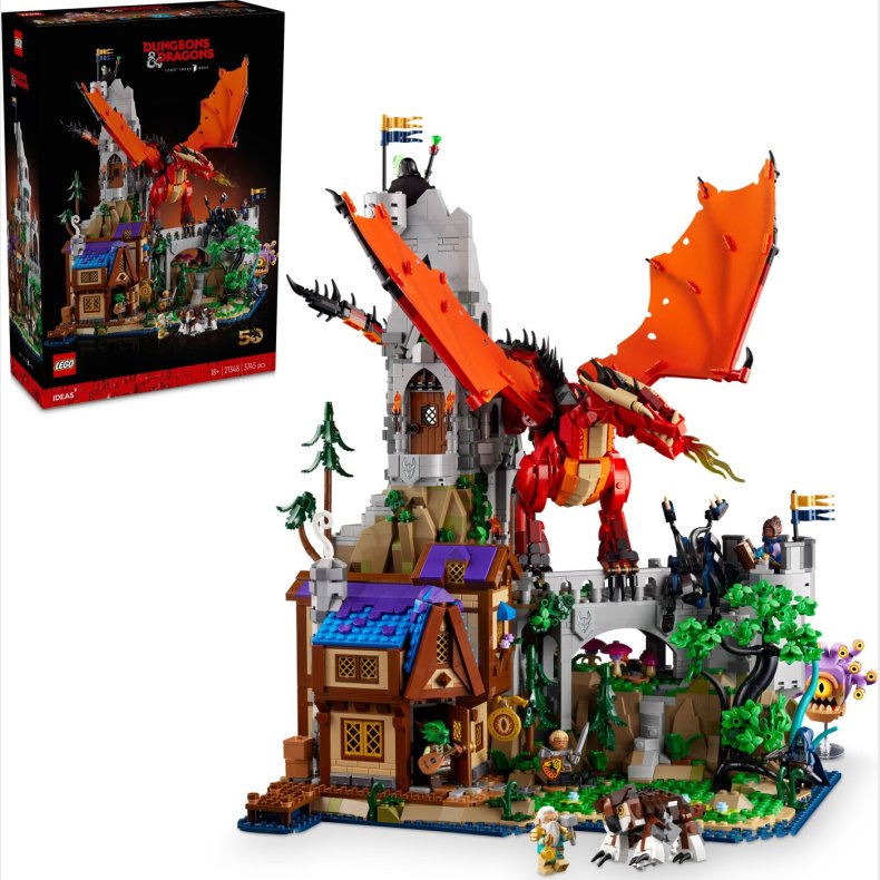 Lego Ideas - Dungeons &amp; Dragons: Den Rde Drages Fortlling (21348)