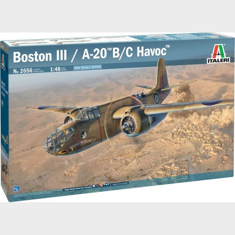 Italeri - Boston Iii A-20b Model Fly Byggest - 1:48 - 2656