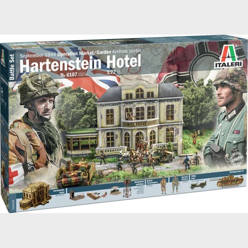 Italeri - Operation 'market Garden' Hotel Hartenstein - 1:72 - 6107s