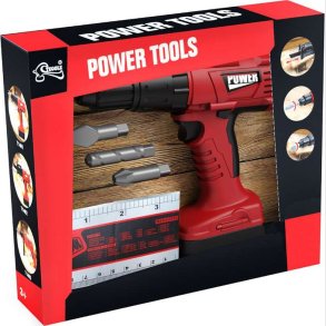 Legetjs Boremaskine Med Tilbehr - Elektrisk - Tegole