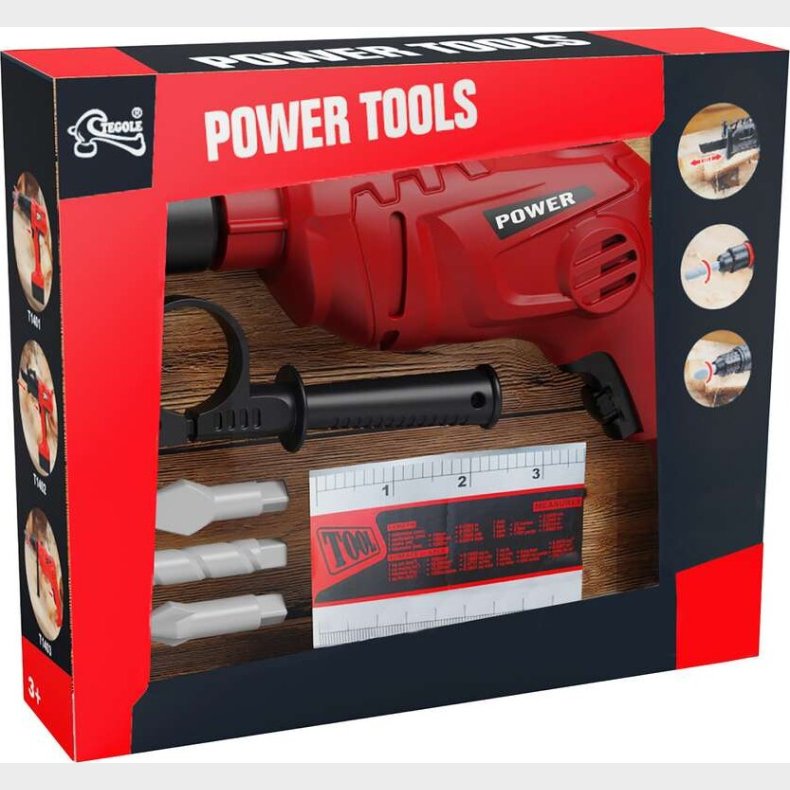 Slagboremaskine Legetj Med Tilbehr - Elektrisk - Tegole