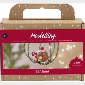 Mini Diy Kit Modellering - Peberkagemand - Assorterede Farver