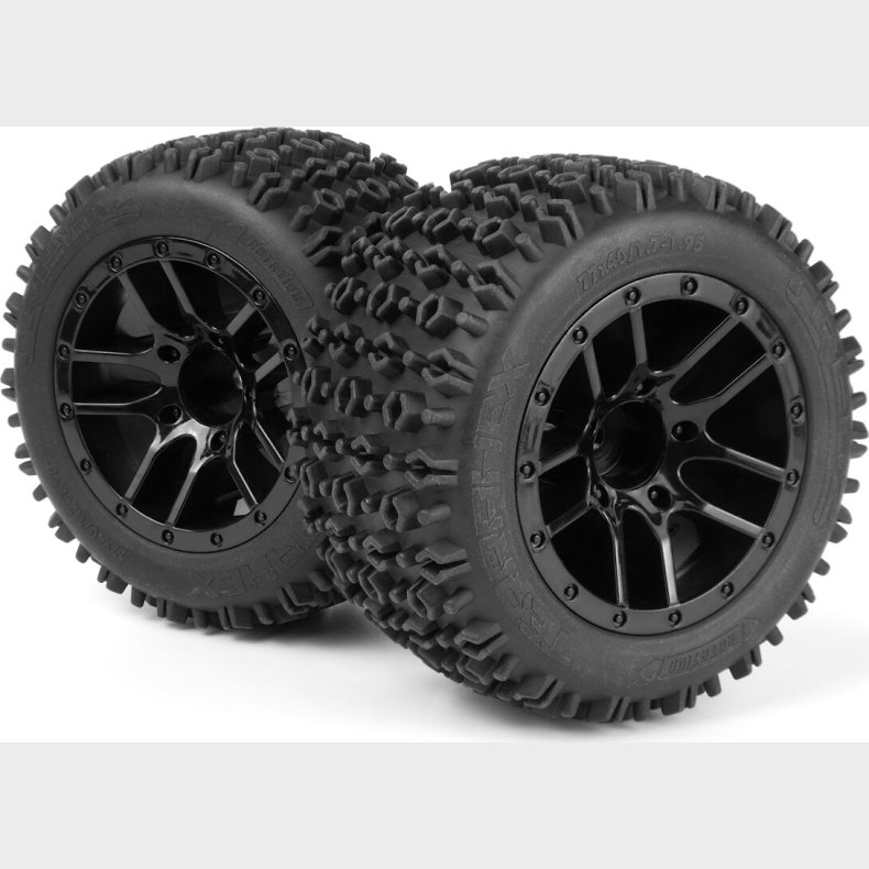 Tredz Terrahex Wheel &amp; Tire Set (77x40/2pcs) - Mv150573 - Maverick Rc