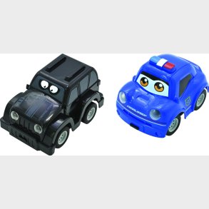 Lexibook - Crosslander Twin - Politibil Og Tyvebil St