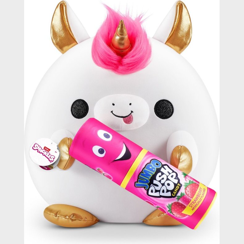 Snackles - Series 1 Plush Medium - White Unicorn