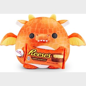 Snackles - Series 1 Plush Medium - Orange Dragon