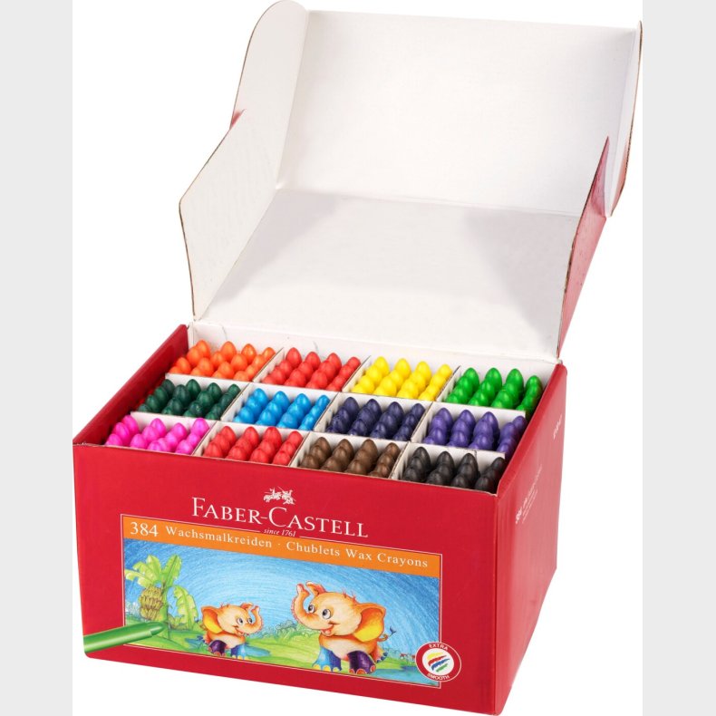 Faber-castell - Children Crayons Jumbo Bullet (384 Pcs) (120047)