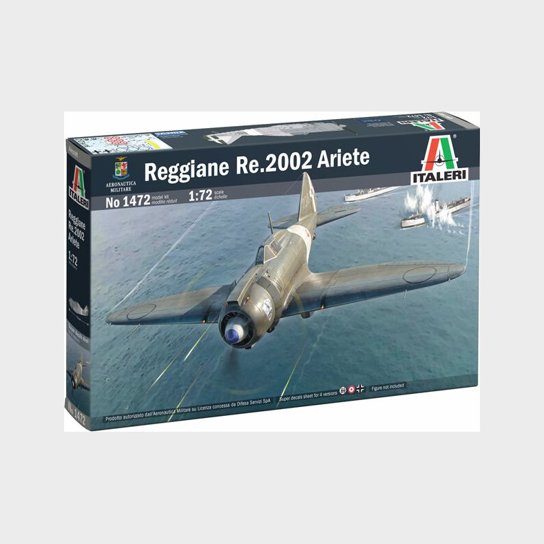 Italeri - Reggiane Re.2002 Ariete Model Byggest - 1:72 - 1472