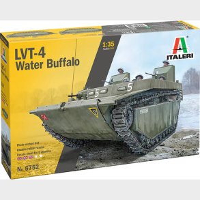 Italeri - Lvt-4 Water Buffalo Model Tank Byggest - 1:35 - 6752s