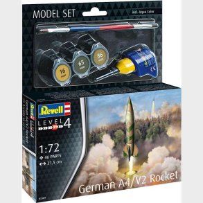 Revell - German A4/v2 Rocket Byggest - 1:72 - Level 4 - 03309