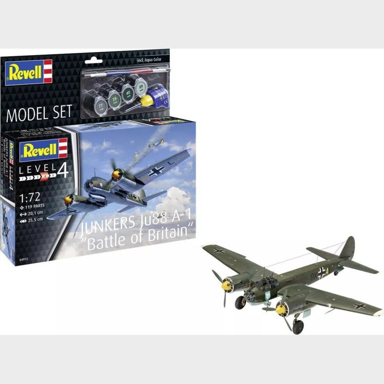 Revell - Junkers Ju88 A-1 - Battle Of Britain Fly - 1:72 - 04972