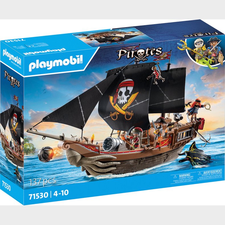 Playmobil - Stort Piratskib (71530)