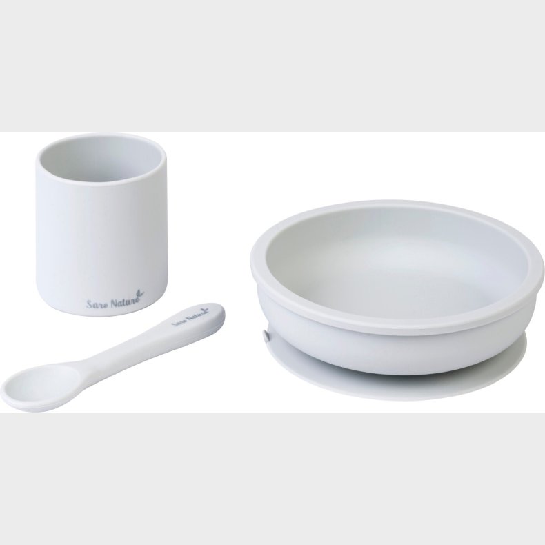 Saro Baby - Silicone Spisest 3 Dele Gr