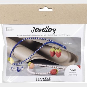 Mini Diy Kit Smykker - Halskde Og reringe - Kongebl