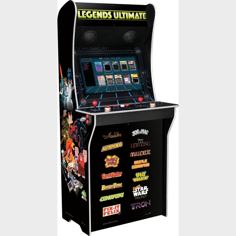 Arkademaskine - Atgames Legends Ultimate Home Arcade Ha8802 (300 Spil) Arkade Maskine Inkl Pinball Kit