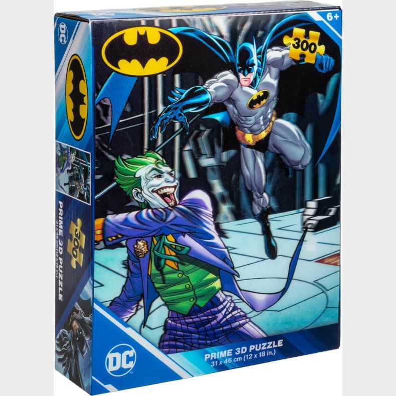 Dc - 3d-puslespil 300 Brikker Batman Vs Joker