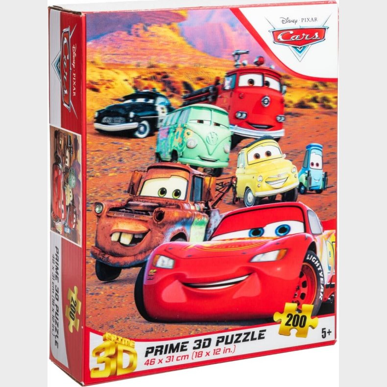 Disney - 3d-puslespil 200 Brikker Biler