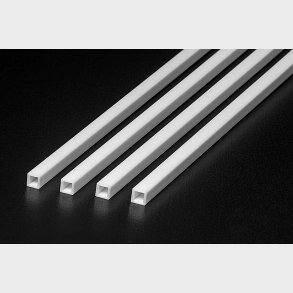 Tamiya - Plastic Beams - 5 Mm Square Tube - 4 Stk - 70262
