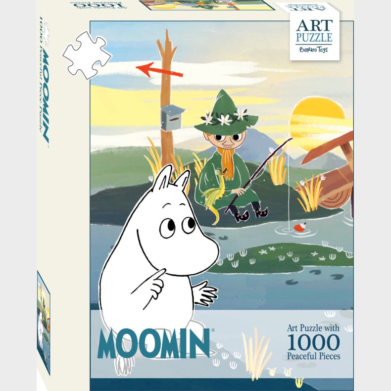 Mumi Puslespil - 1000 Brikker - Moomin Art Puslespil - Barbo Toys