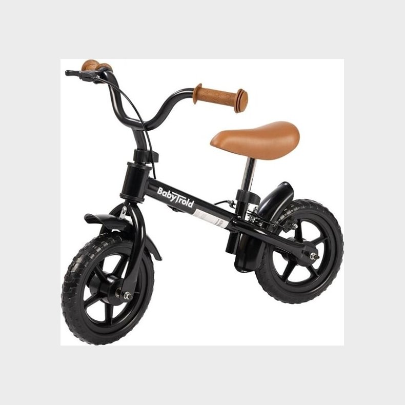 Babytrold - Balance Cykel - Sort/brun