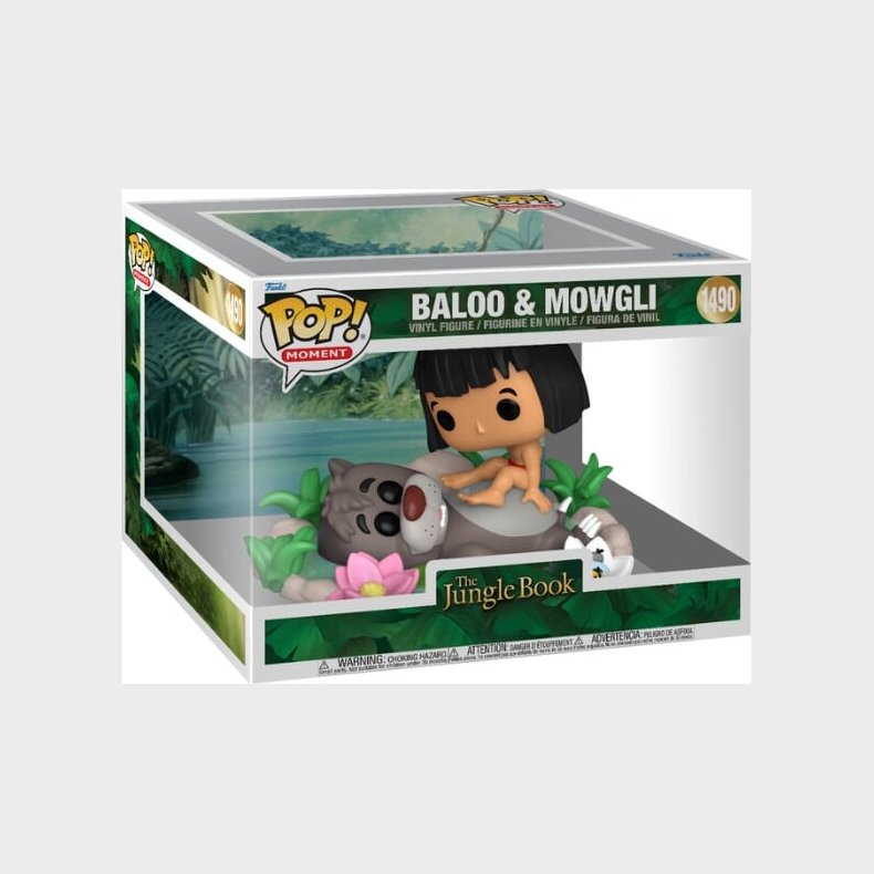 Funko! Pop - Moment Junglebogen - Baloo &amp; Mowgli