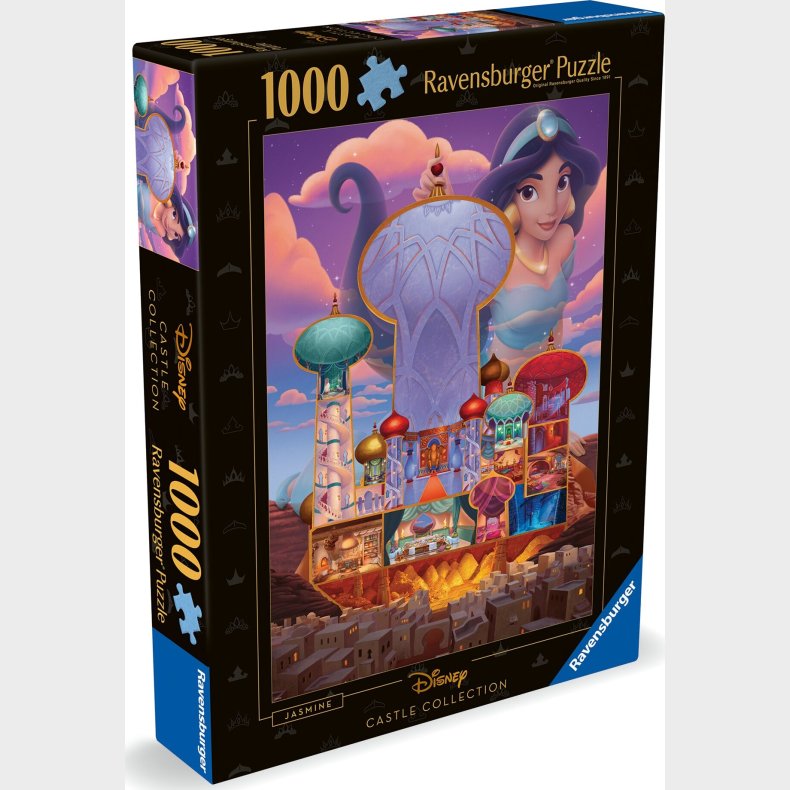 Ravensburger - Puslespil Disney Castles Jasmine 1000 Brikker