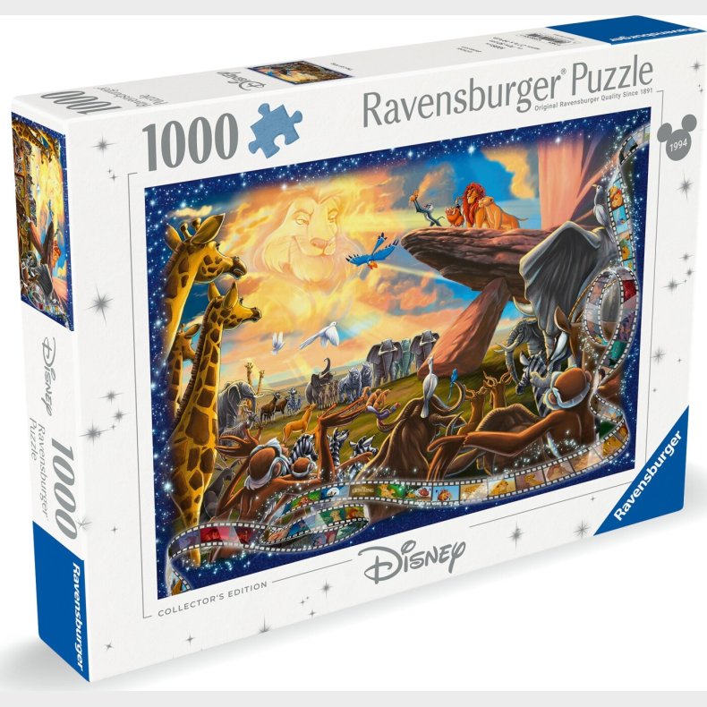 Ravensburger - Puslespil The Lion King 1000 Brikker