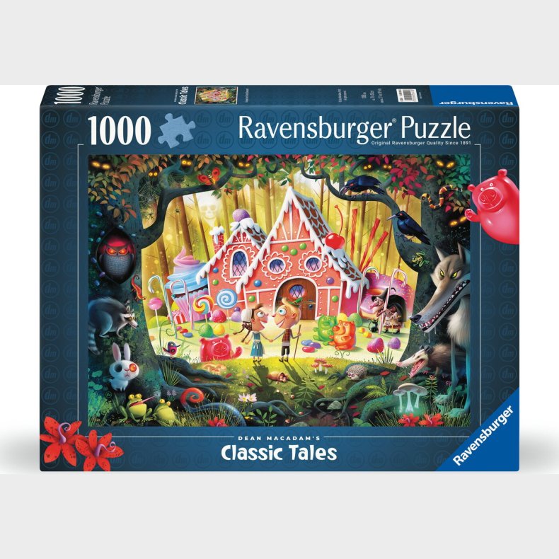 Ravensburger - Puslespil Hansel And Gretel Beware 1000 Brikker