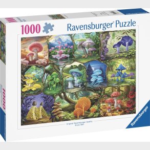 Ravensburger - Puslespil Beautiful Mushrooms 1000 Brikker