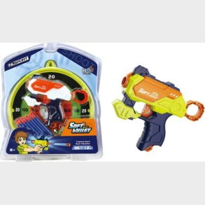 Soft Pistol 18cm M/skum Pile Og Mlskive