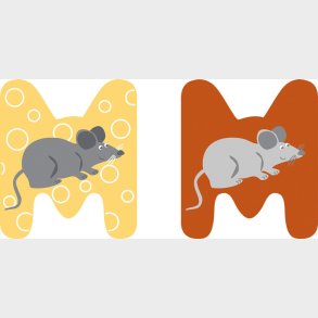 Dyrebogstaver I Tr - M - Small Foot - Assorteret