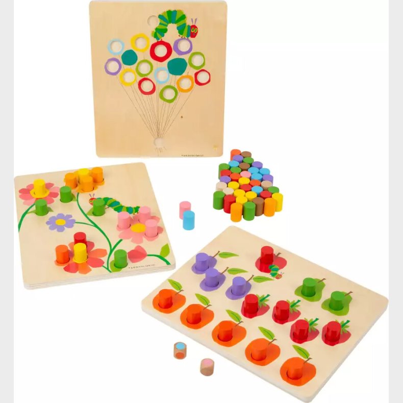 Sorteringsspil - Den Meget Sultne Larve - Small Foot