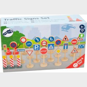 Trafikskilte St Til Brn - Tr - 25 Dele - Small Foot