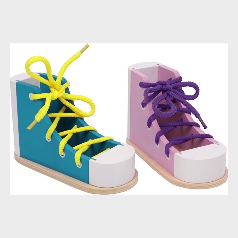 Lr At Binde Snrebnd Sko - Lringslegetj - 2 Stk - Small Foot