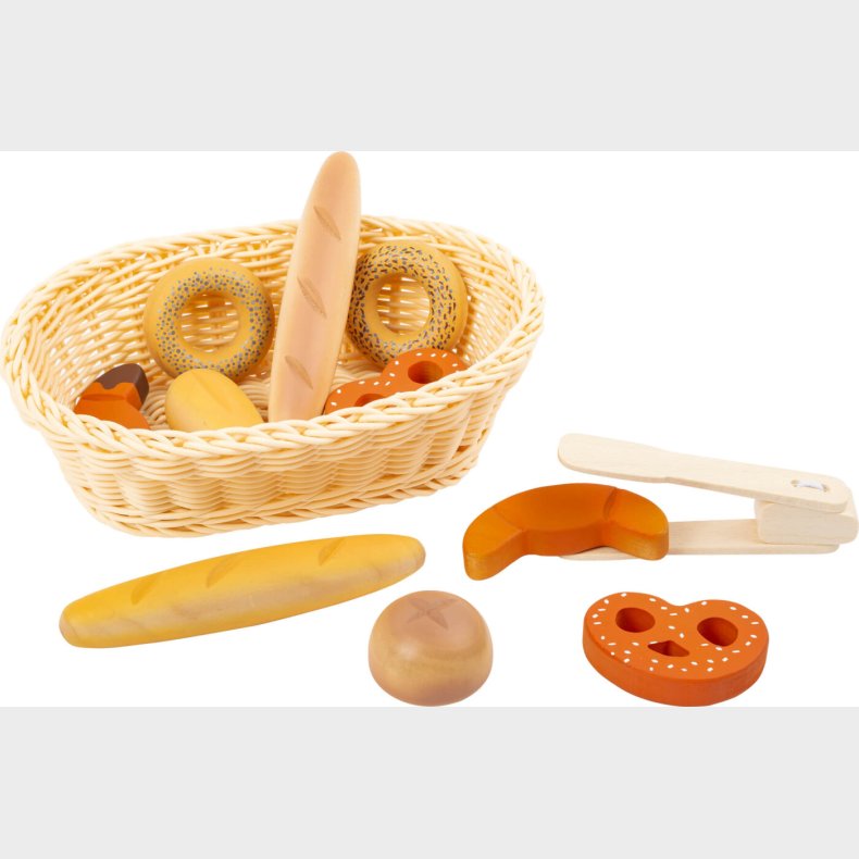 Legemad I Tr - Brd Og Bagvrk I Kurv - 12 Dele - Small Foot