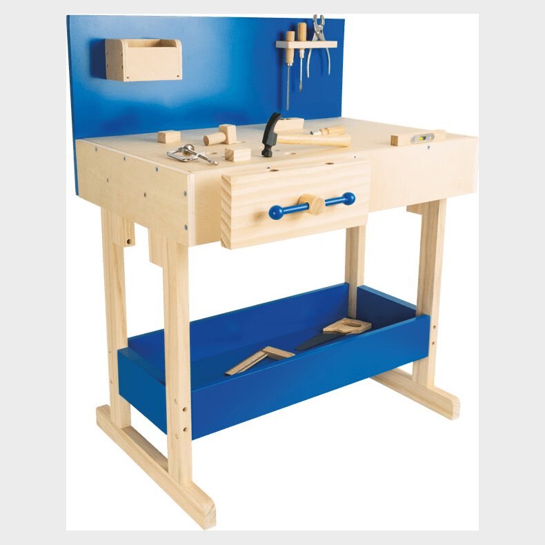 Vrktjsbnk Legetj - Tr - Inkl. Vrktj Til Brn - Small Foot